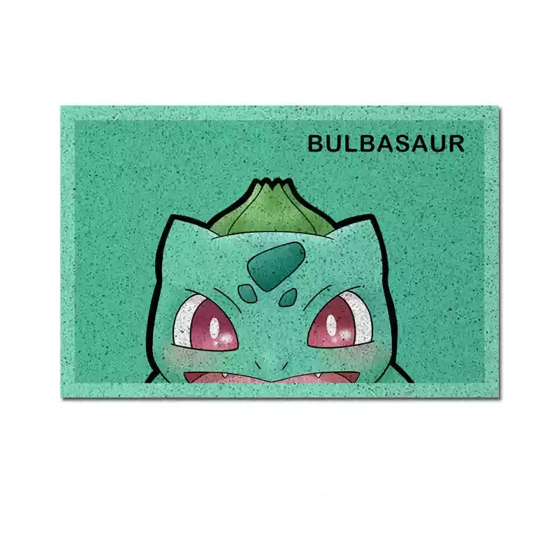 Bulbasaur Pokémon Silky Loop Entrance Mat,Perfect for Pokémon Fans,B-C-1091