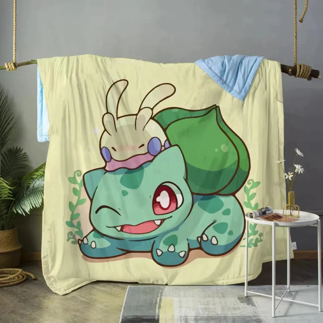 Super Soft & Adorable Pokémon Plush Throw Blanket – Cozy,Vibrant,and Perfect for Fans of All Ages,B-C-766