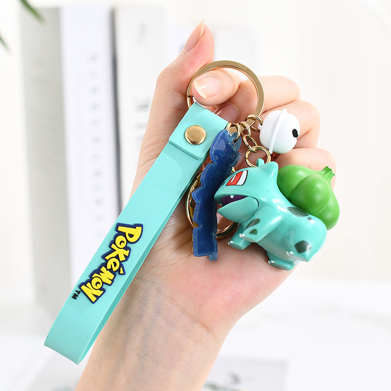 Pokémon 3D PVC Keychain - Cute Anime Collectible,Perfect Gift for Fans,003