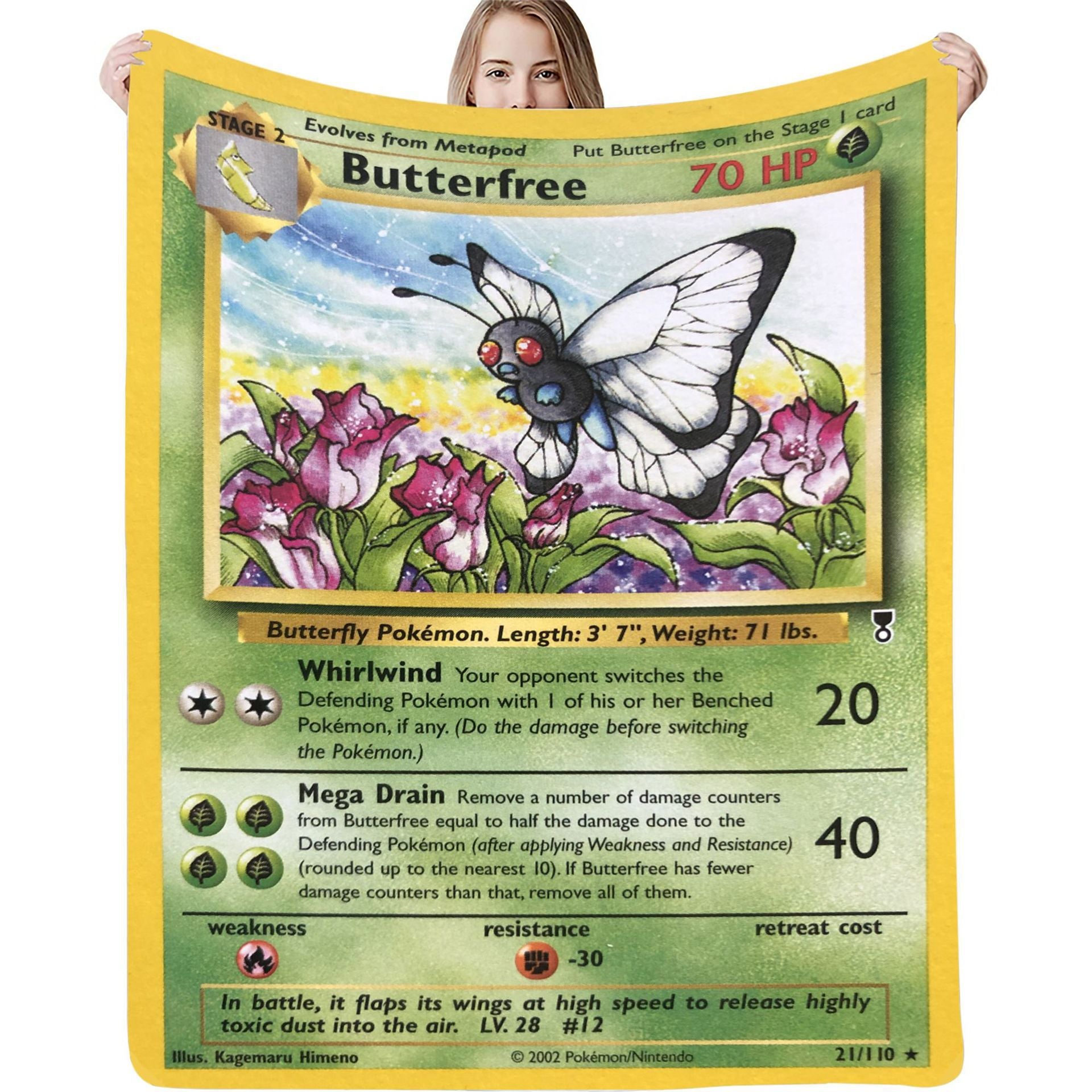 Pokémon Fleece Blanket Digital Printed Throw Blanket,B-C-1039
