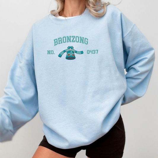 Bronzong Adorable Anime-Themed Embroidered T-Shirt,Crewneck,Hoodie-Trendy Versatile and a Thoughtful Gift for Friends,H-C-1458