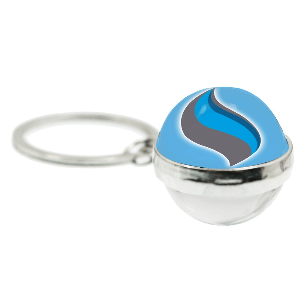 Mega Evolution 20MM Double-Sided Spherical Keychain,A Perfect Gift for Friends and Family,010