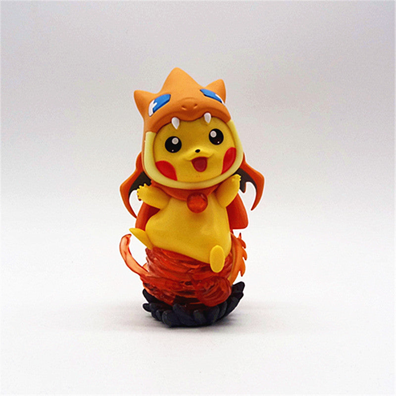 Cosplay Pikachu Pokémon Figure Collectible Statue,Gift For Pokémon Lovers,B-C-1065