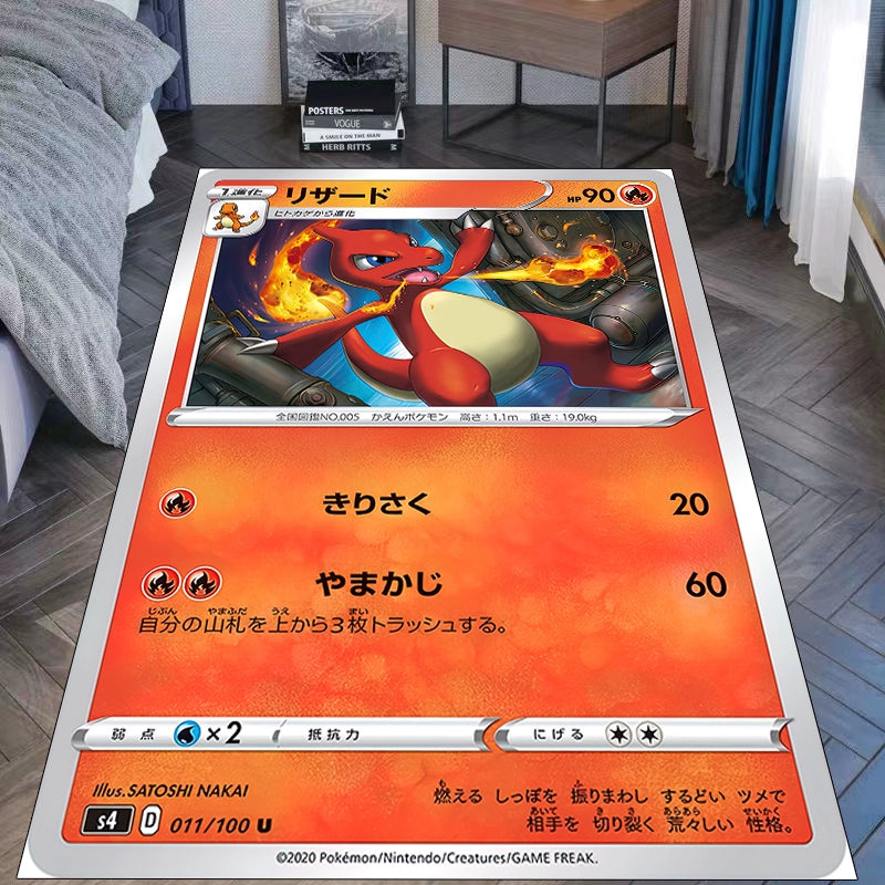 Pokémon Charizard,Charmeleon,Charmander,and Dragonite Throw Blanket,Soft and Cozy,A Must-Have for Dragon Fans,B-C-1075