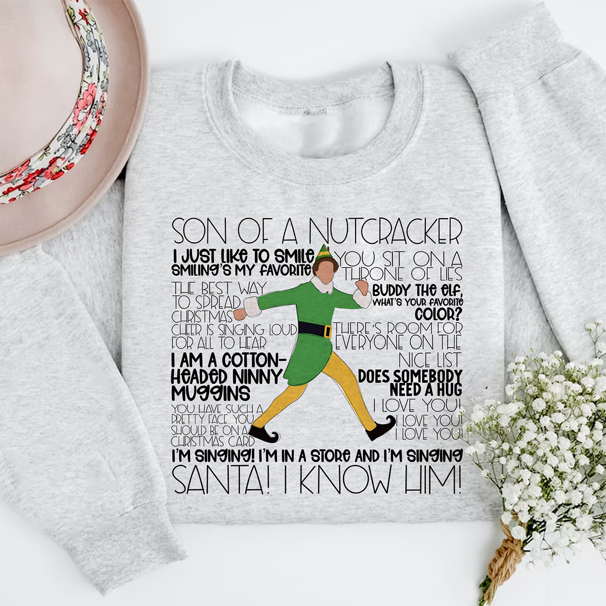 ELF Christmas Movie Quote T-Shirt,Crewneck,Hoodie,TS-C-308