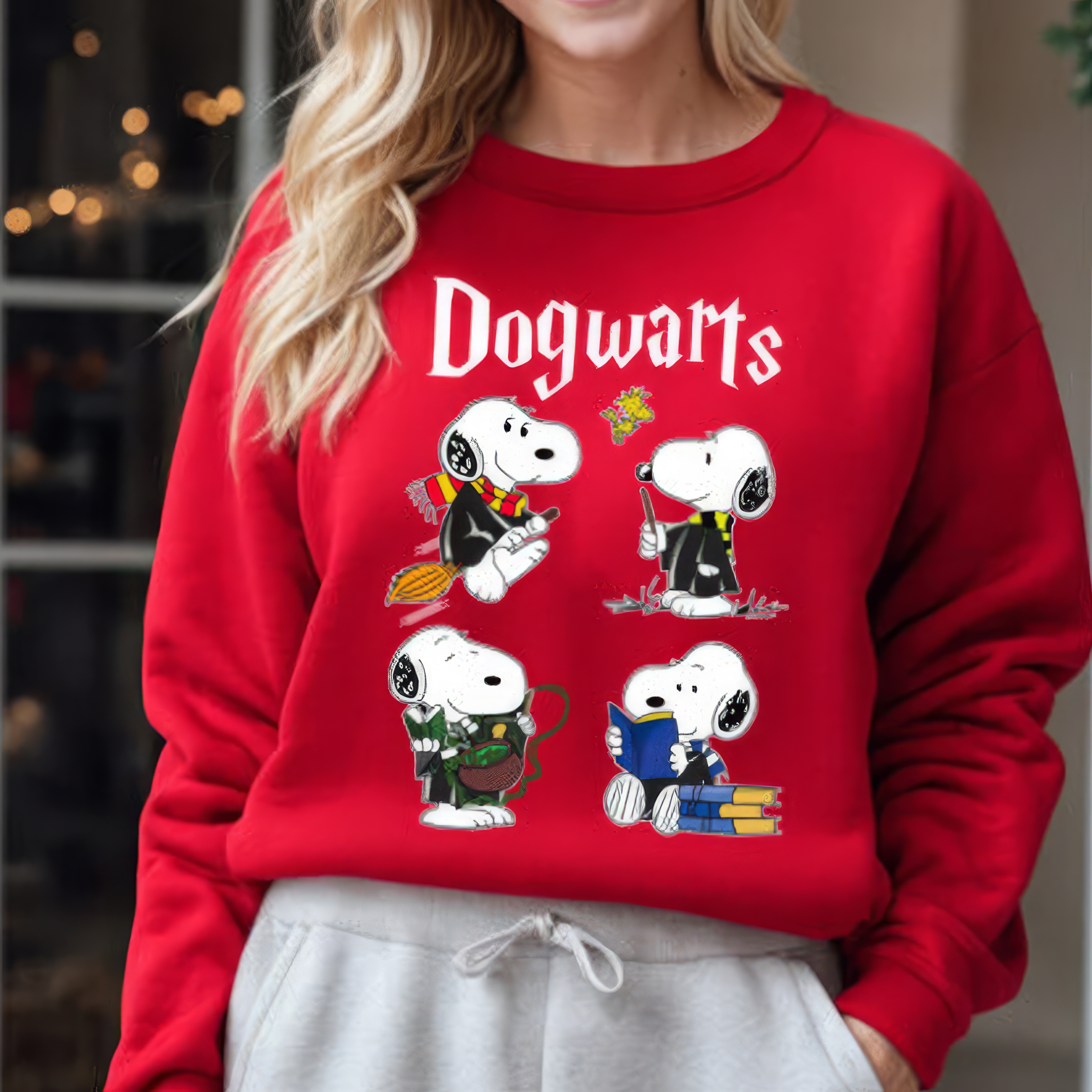 Dogwarts Harry Potter Snoopy T-Shirt,Crewneck,Hoodie,H-C-110