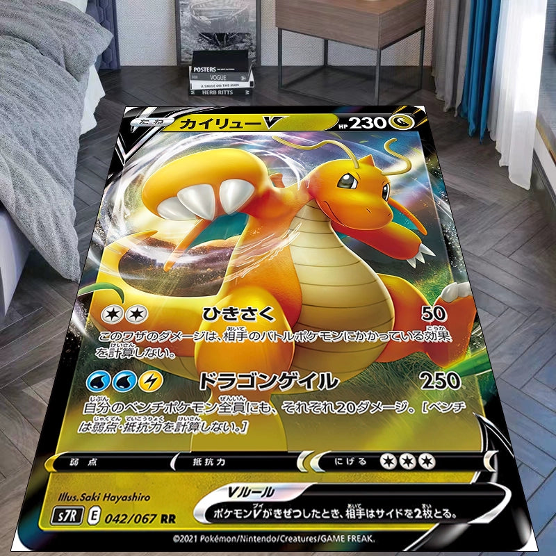 Charizard,Charmeleon,Charmander,and Dragonite Anime Throw Blanket,Soft and Cozy,A Must-Have for Dragon Fans,B-C-1075