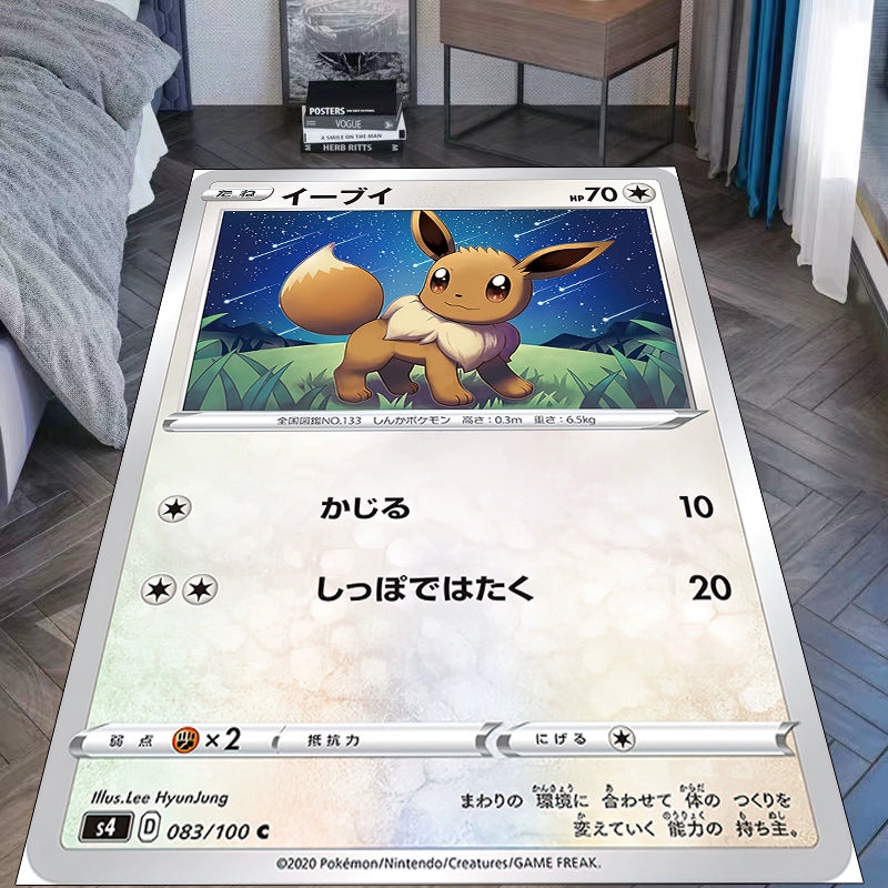 Eevee Evolution Blanket–Featuring Ice,Fairy,and Psychic Types,a Must-Have for Fans,B-C-1074