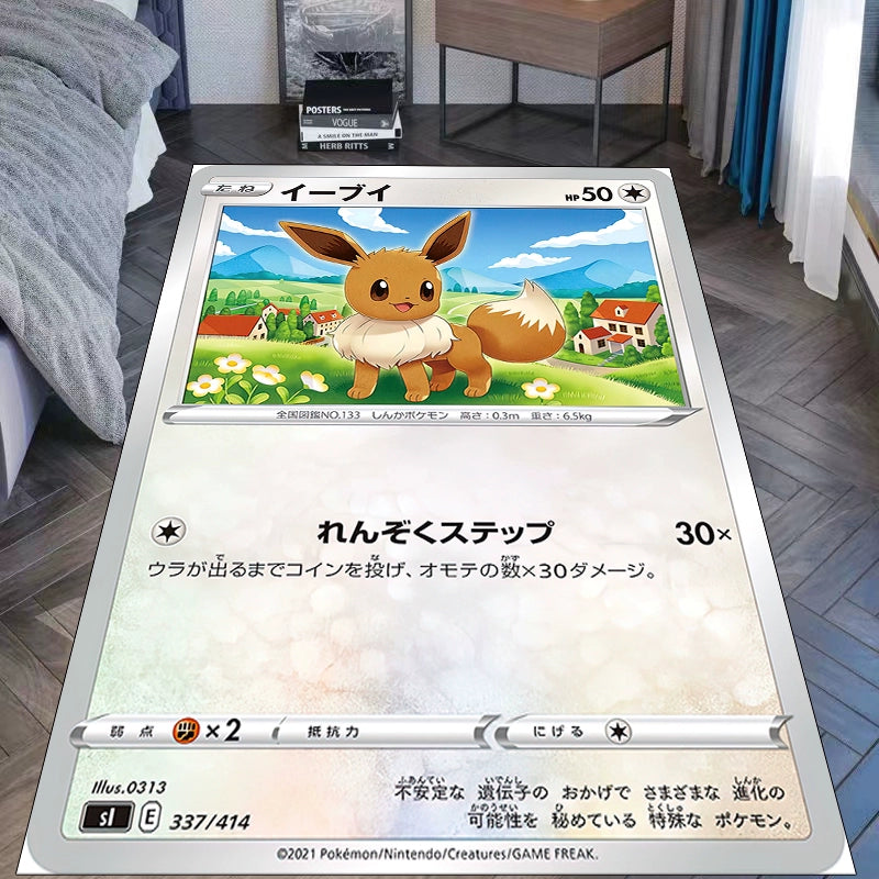 Eevee Evolution Blanket–Featuring Ice,Fairy,and Psychic Types,a Must-Have for Fans,B-C-1074