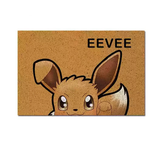 Eevee Anime Silky Loop Entrance Mat,Perfect for Anime Fans,B-C-1092