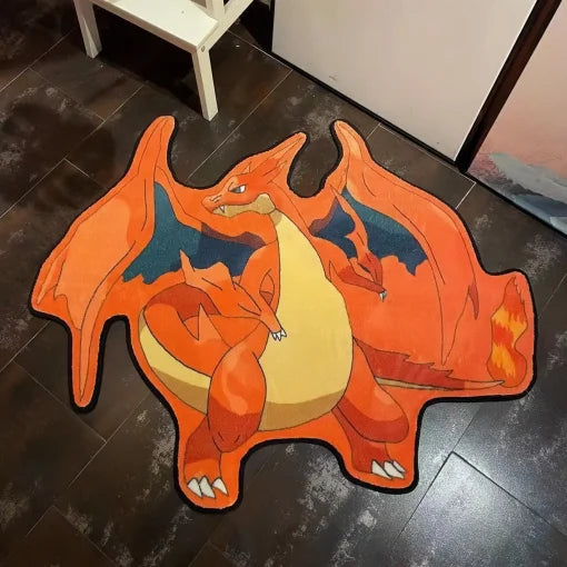 Pokemon Shape Rug – Charizard Snorlax Togepi Pikachu Psyduck Bulbasaur Rug,R-A-012