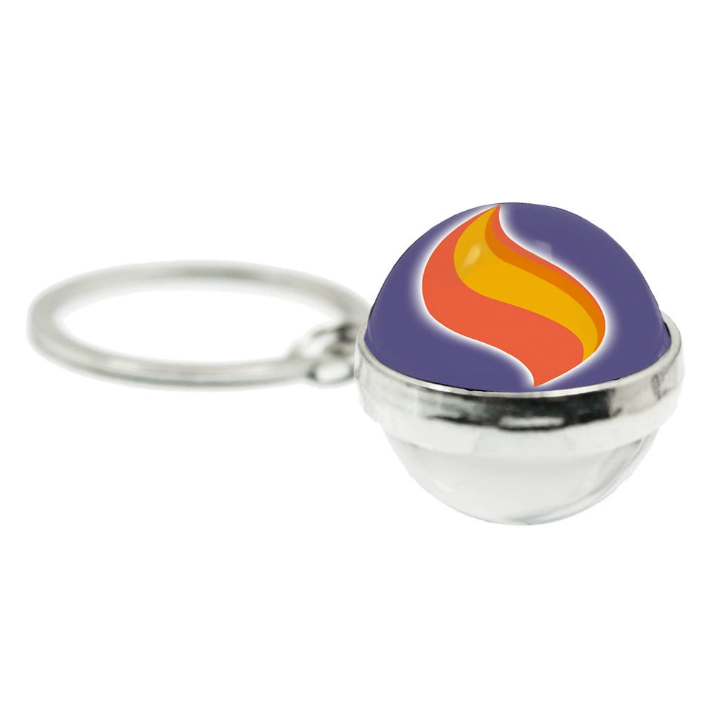 Mega Evolution 20MM Double-Sided Spherical Keychain,A Perfect Gift for Friends and Family,010