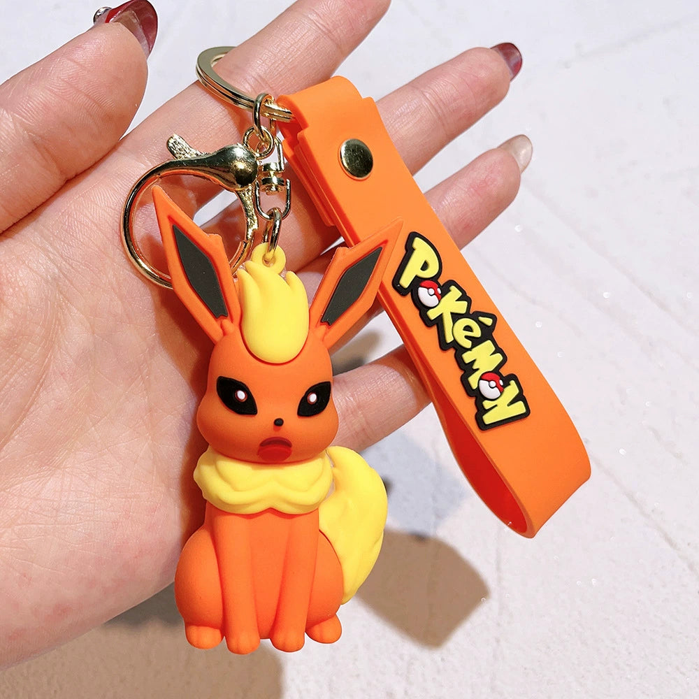 Cartoon Pikachu Keychain Accessory,Cute Backpack Pendant Gift,008