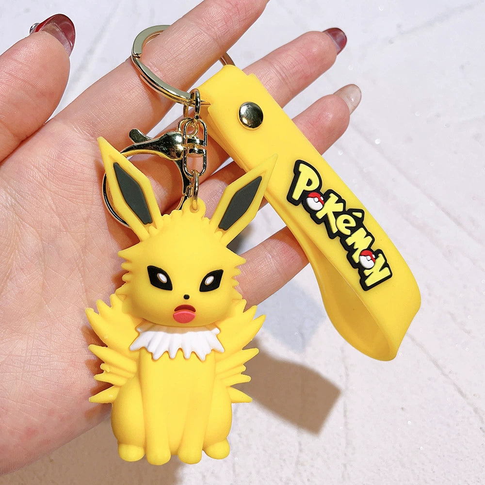 Cartoon Pikachu Keychain Accessory,Cute Backpack Pendant Gift,008