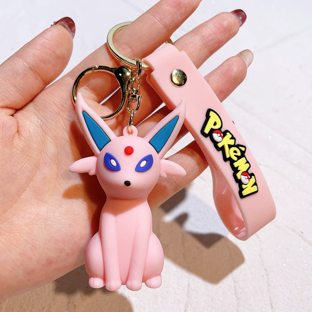 Cartoon Pikachu Keychain Accessory,Cute Backpack Pendant Gift,008