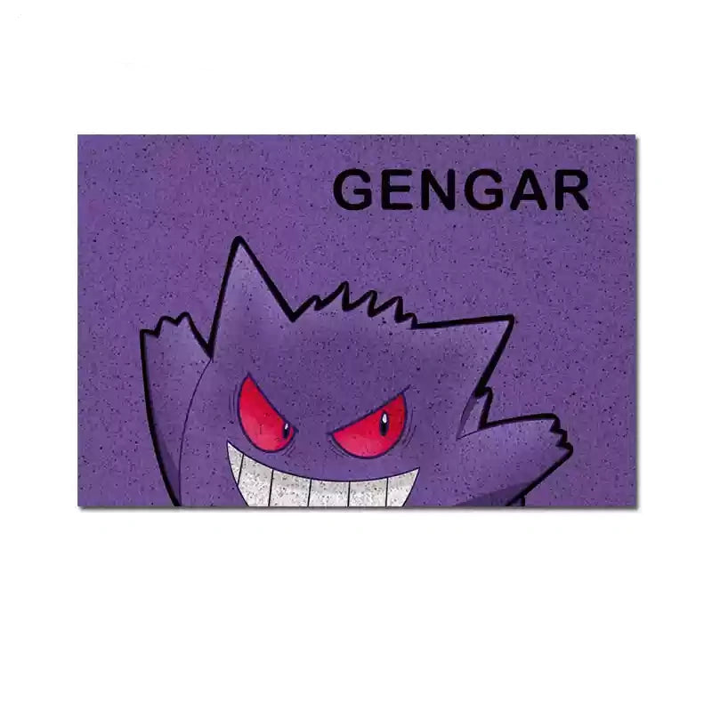 Gengar Pokémon Silky Loop Entrance Mat,Perfect for Pokémon Fans,B-C-1088