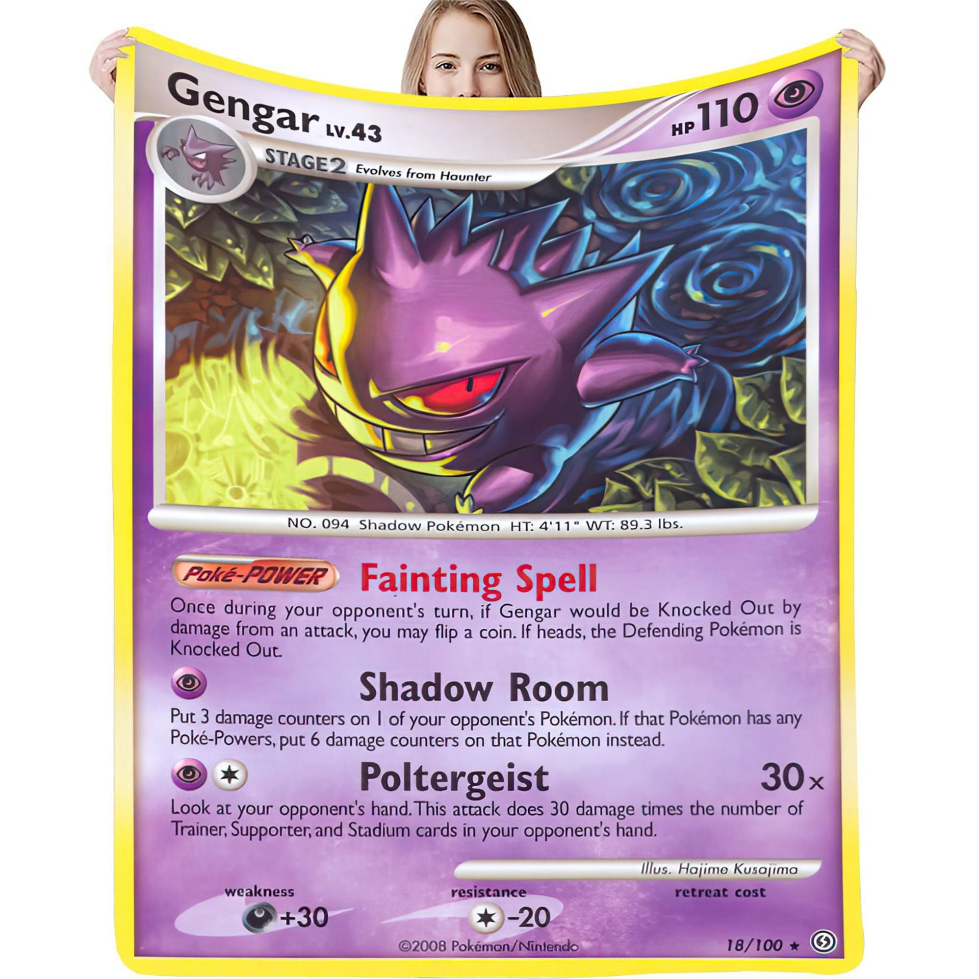 Pokémon Fleece Blanket Digital Printed Throw Blanket,B-C-1039