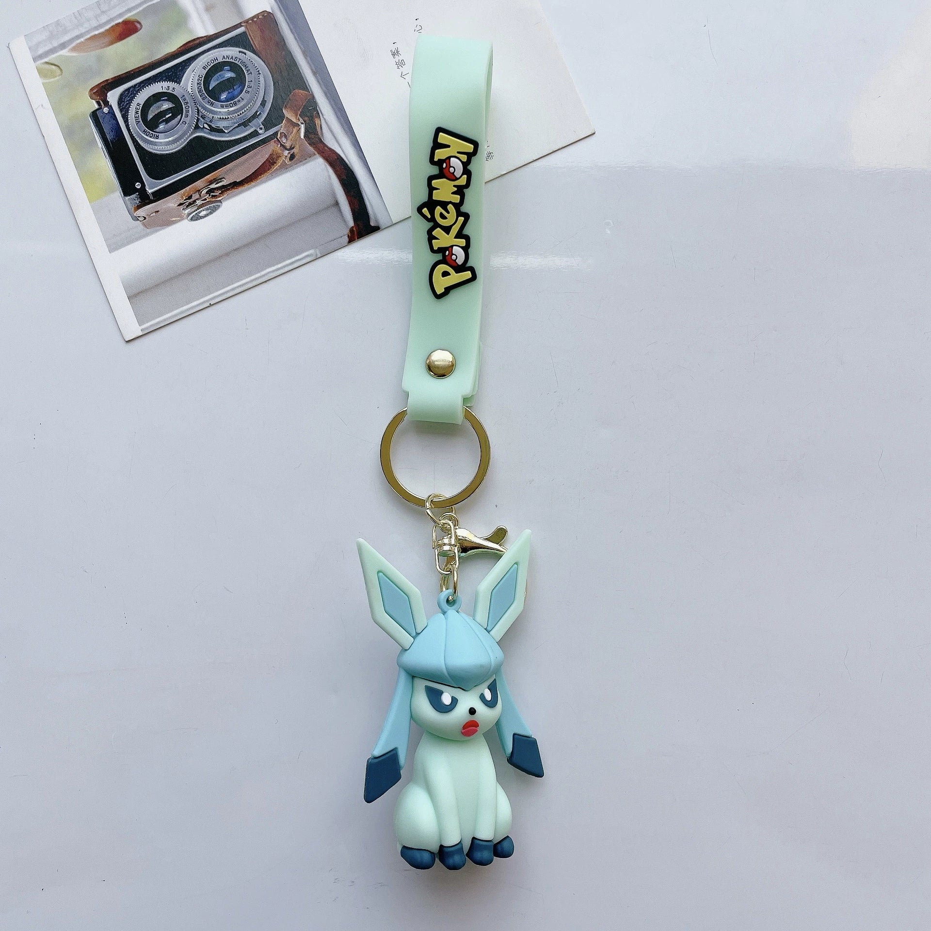 Pokémon 3D PVC Keychain - Cute Anime Collectible,Perfect Gift for Fans,003