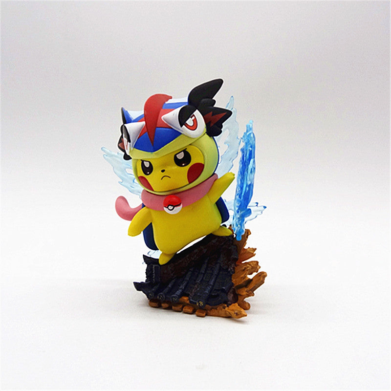 Cosplay Pikachu Pokémon Figure Collectible Statue,Gift For Pokémon Lovers,B-C-1065