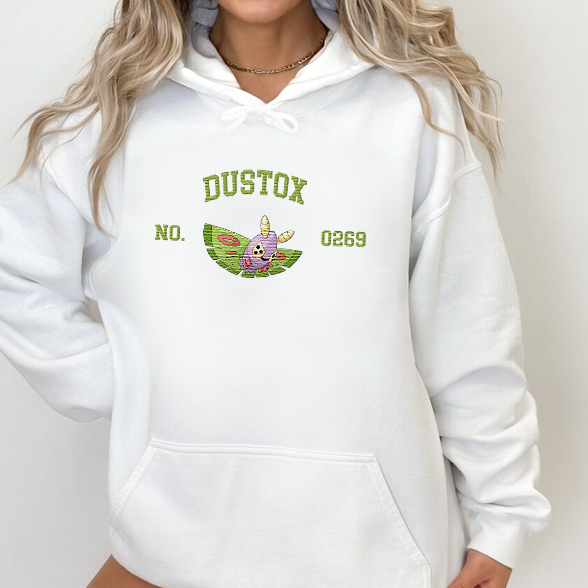 Dustox Anime-Themed Embroidered T-Shirt,Crewneck,Hoodie-Trendy Versatile and a Thoughtful Gift for Friends,H-C-1799