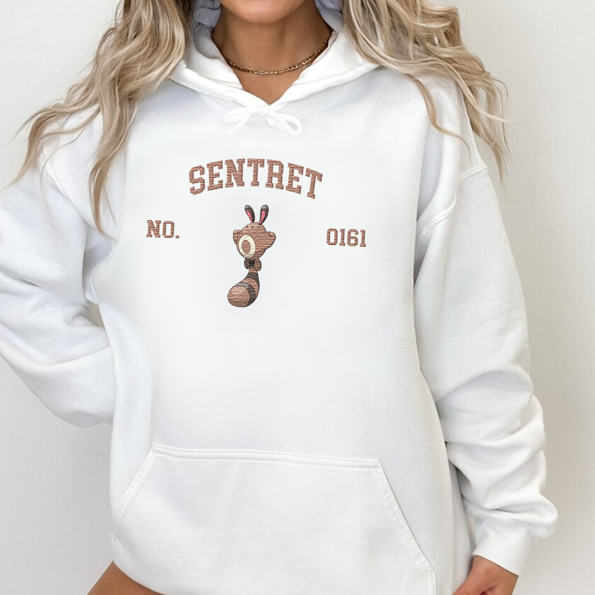 Sentret Adorable Anime-Themed Embroidered T-Shirt,Crewneck,Hoodie-Trendy Versatile and a Thoughtful Gift for Friends,H-C-1632