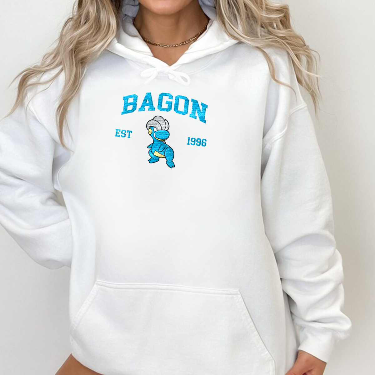 Bagon Anime Characters Embroidered Unisex T-Shirt,Crewneck,Hoodie For Gift,H-C-822