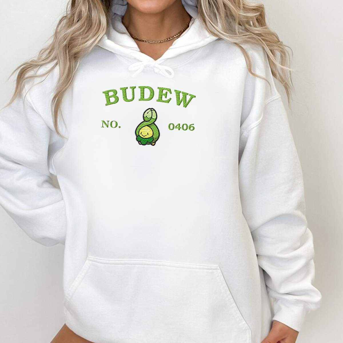 Budew-Q. Anime Characters Embroidered Unisex T-Shirt,Crewneck,Hoodie For Gift,H-C-1224