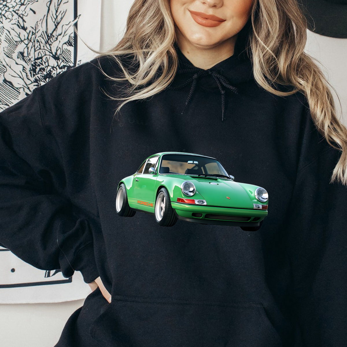 Trendy Cool Printed Car Graphic T-Shirt,Crewneck,Hoodie,Stylish and Comfortable Summer Essential Gift for Friends,C02