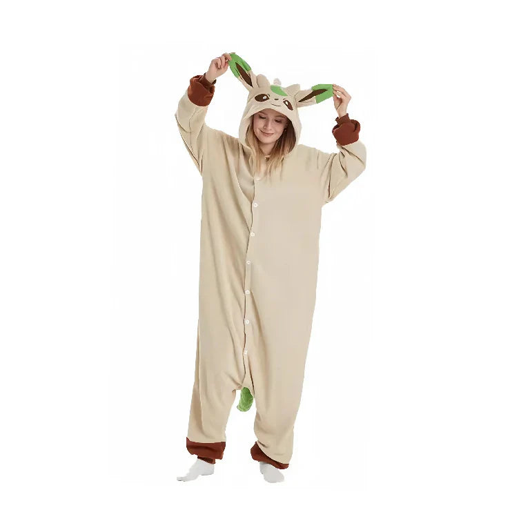 Leafeon Pokémon Anime Characters Funny Pajamas,P-C-751