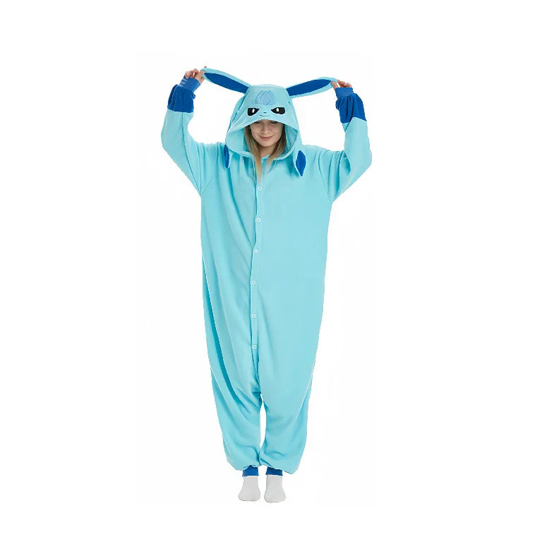 Glaceon Pokémon Anime Characters Funny Pajamas,P-C-750