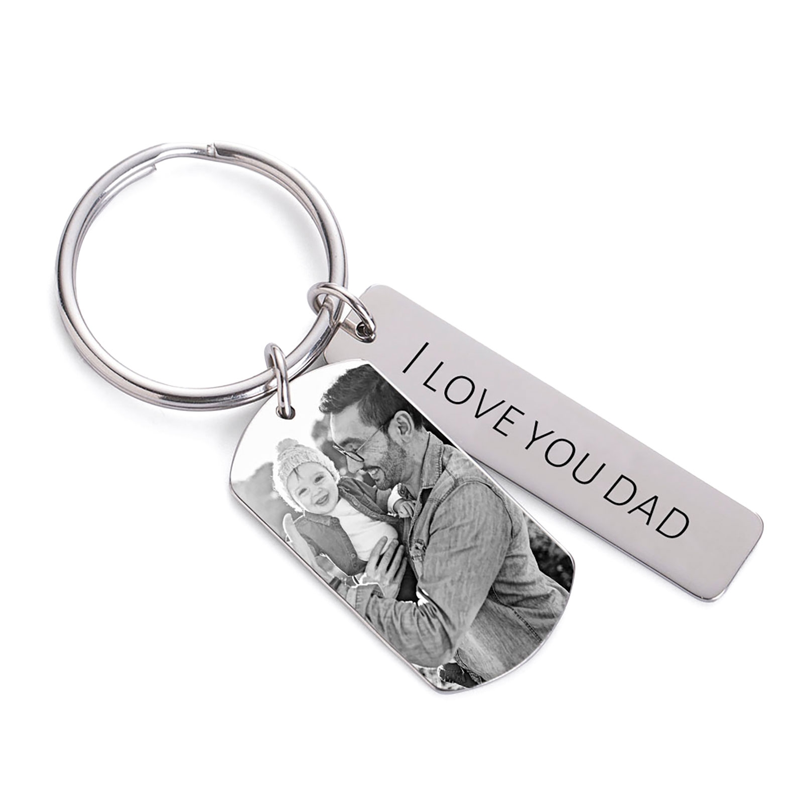 Custom Keychain Image Upload Keychain,Christmas Gifts For Dad,J-A-277