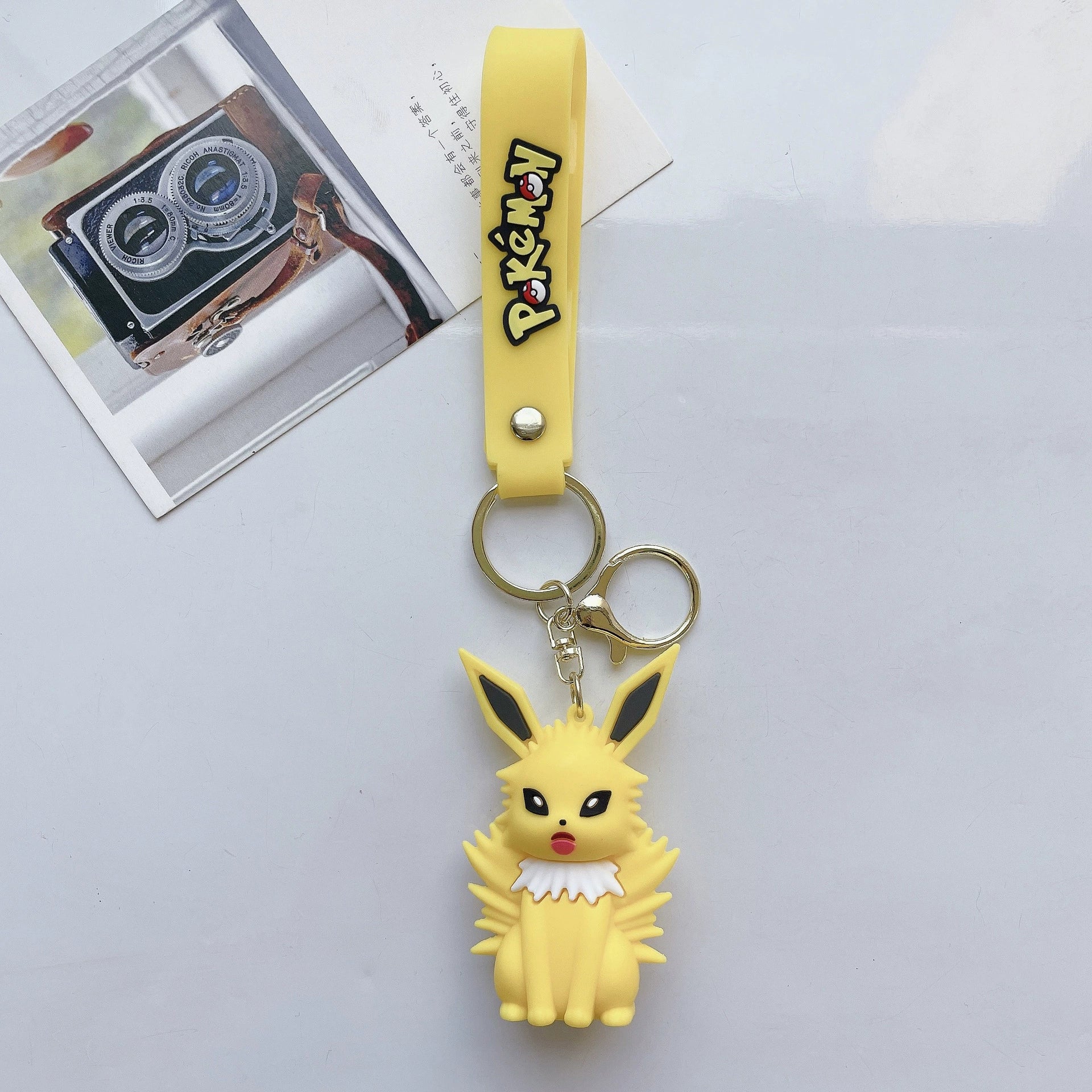 Pokémon 3D PVC Keychain - Cute Anime Collectible,Perfect Gift for Fans,003