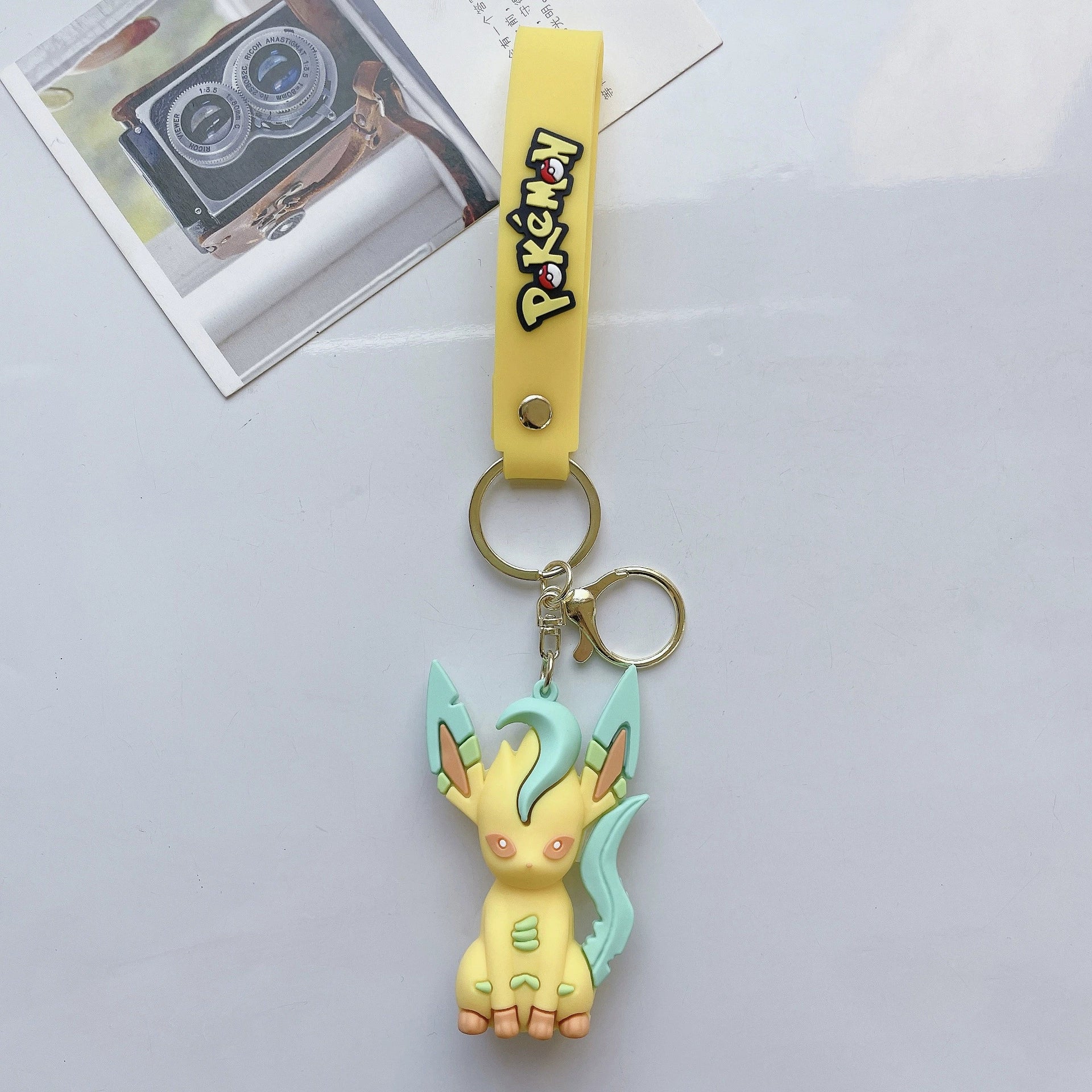 Pokémon 3D PVC Keychain - Cute Anime Collectible,Perfect Gift for Fans,003