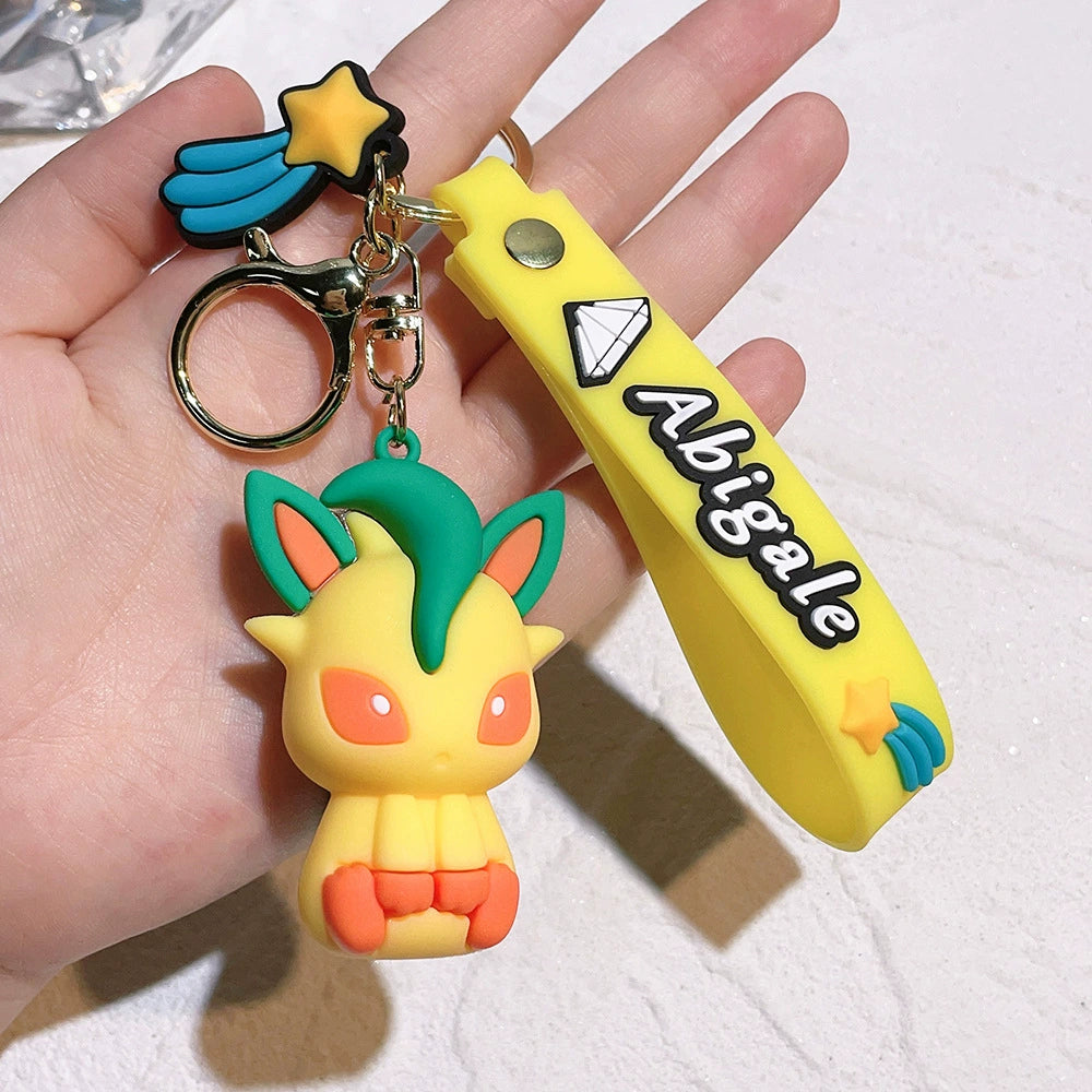 Cartoon Pikachu Keychain Accessory,Cute Backpack Pendant Gift,008