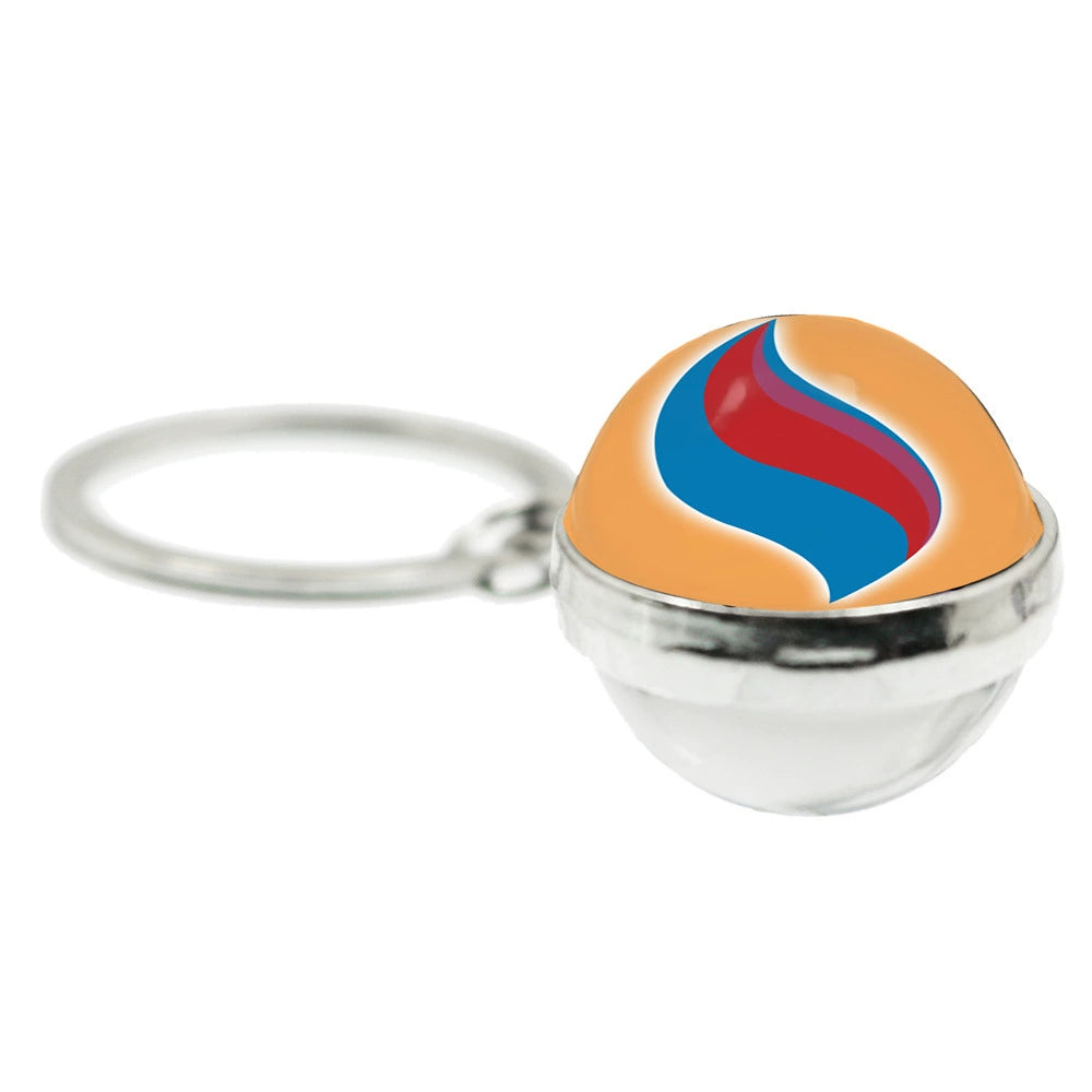 Mega Evolution 20MM Double-Sided Spherical Keychain,A Perfect Gift for Friends and Family,010
