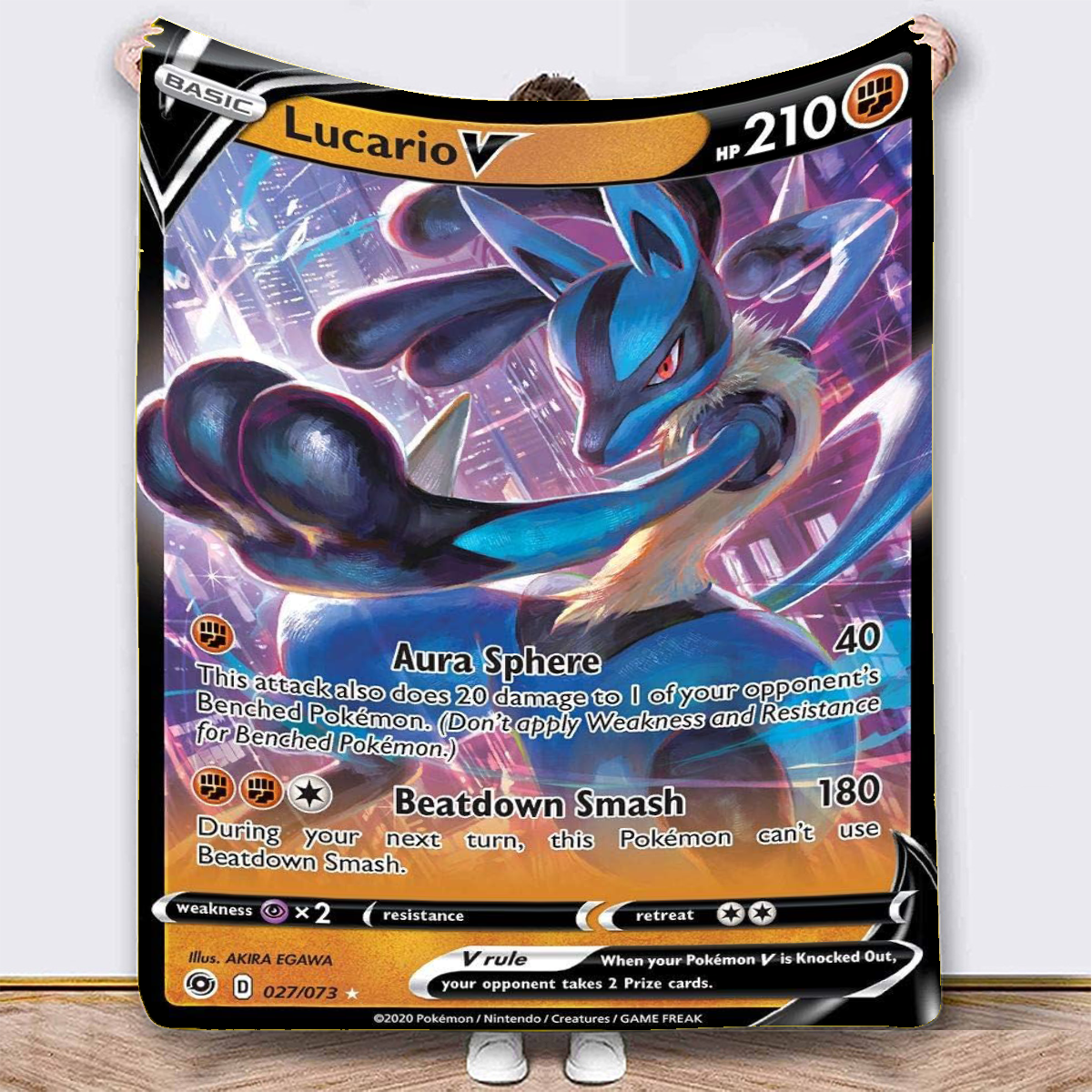 Pokémon Fleece Blanket Digital Printed Throw Blanket,B-C-1055