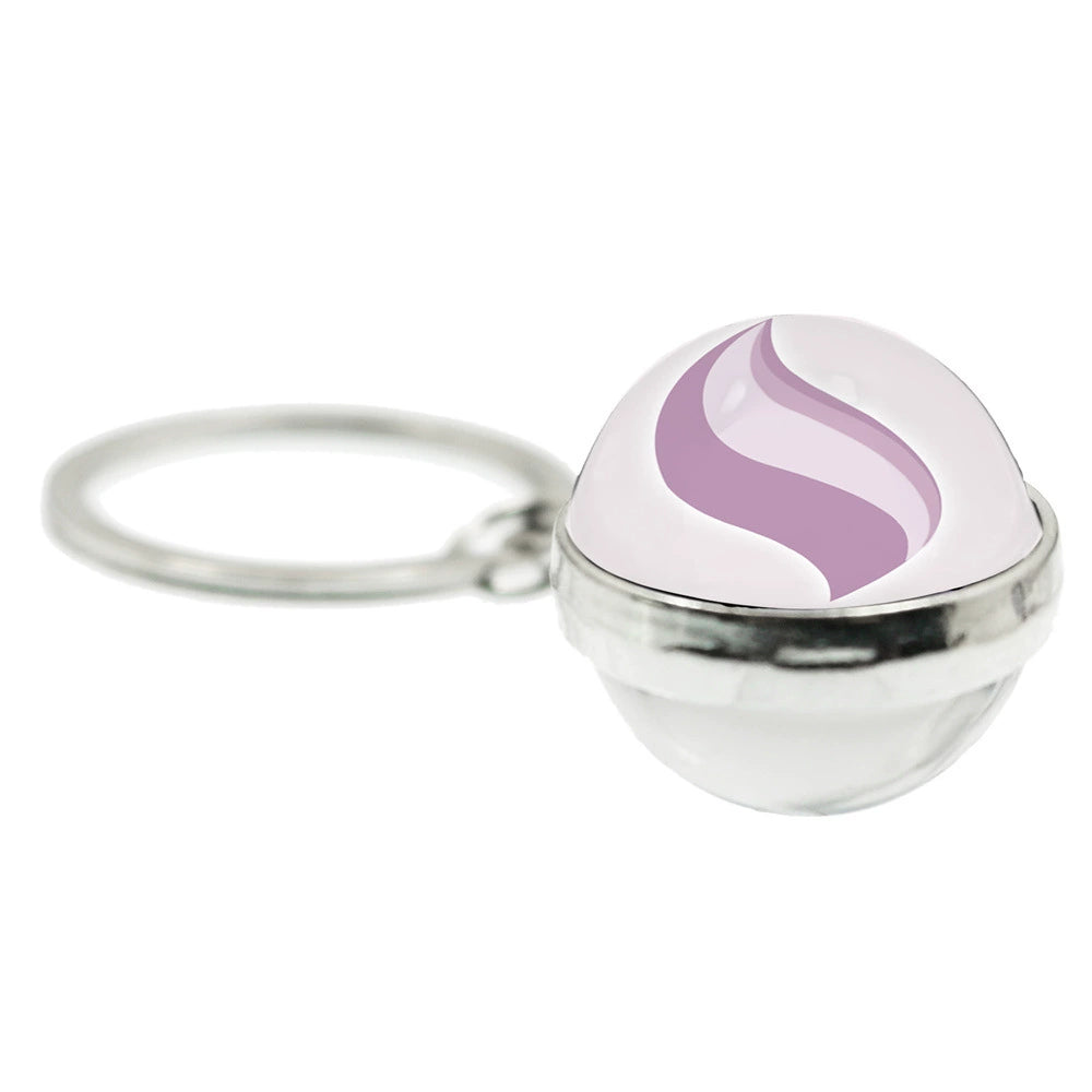 Mega Evolution 20MM Double-Sided Spherical Keychain,A Perfect Gift for Friends and Family,010