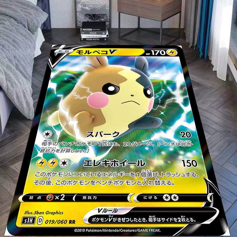 Horsea,Raikou,and Morpeko Anime Throw Blanket,Soft and Cozy,Perfect for Anime Fans,B-C-1084