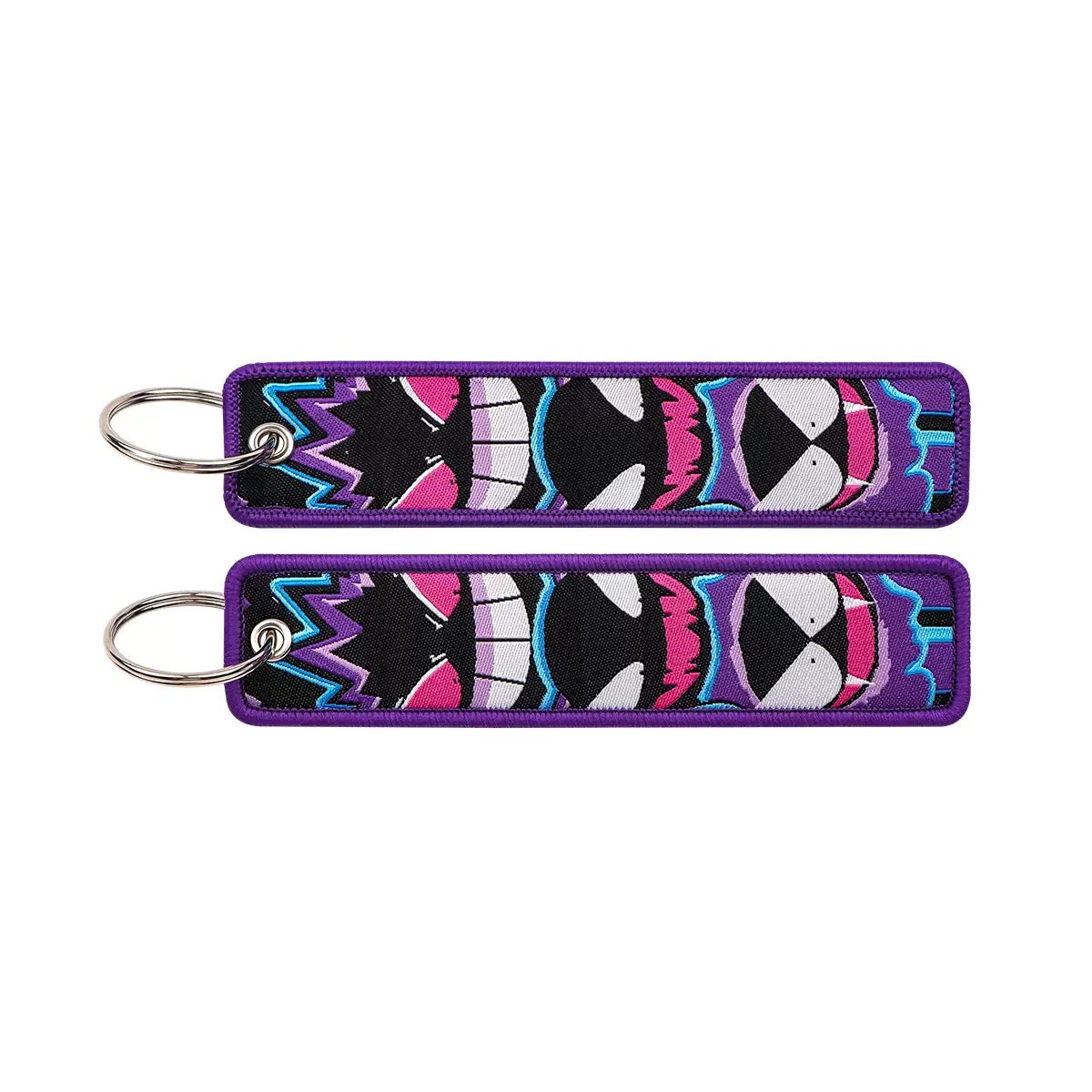 Embroidered Keychain – Cute Monster Pendant,Perfect Gift for Friends,005