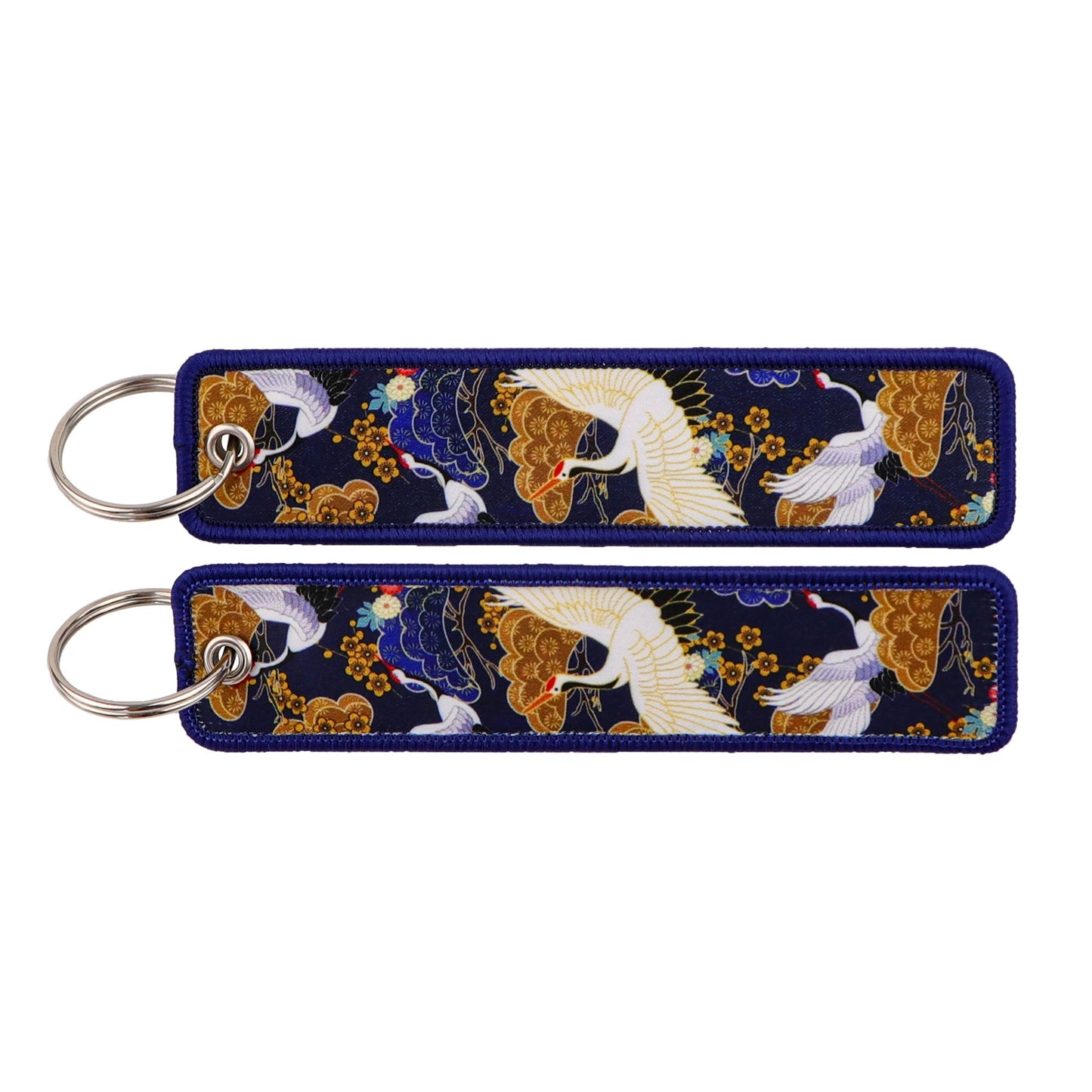Cartoon Animal Eagle Beak Keychain Pendant,Japanese Style Wave Jacquard Keychain,Keychain with Traditional Chinese Style Lanyard Decoration,015