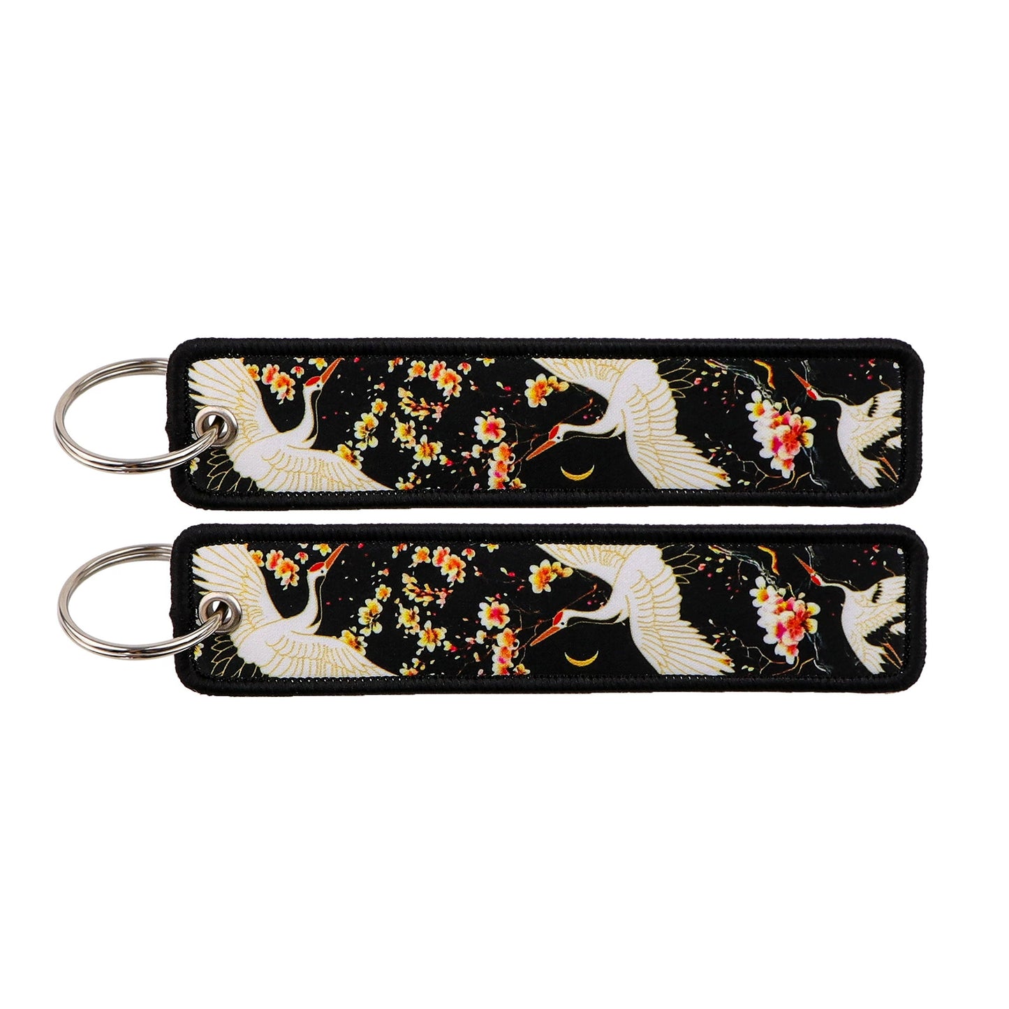 Cartoon Animal Eagle Beak Keychain Pendant,Japanese Style Wave Jacquard Keychain,Keychain with Traditional Chinese Style Lanyard Decoration,015