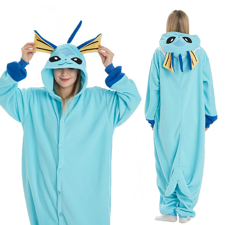 Vaporeon Pokémon Anime Characters Funny Pajamas,P-C-754