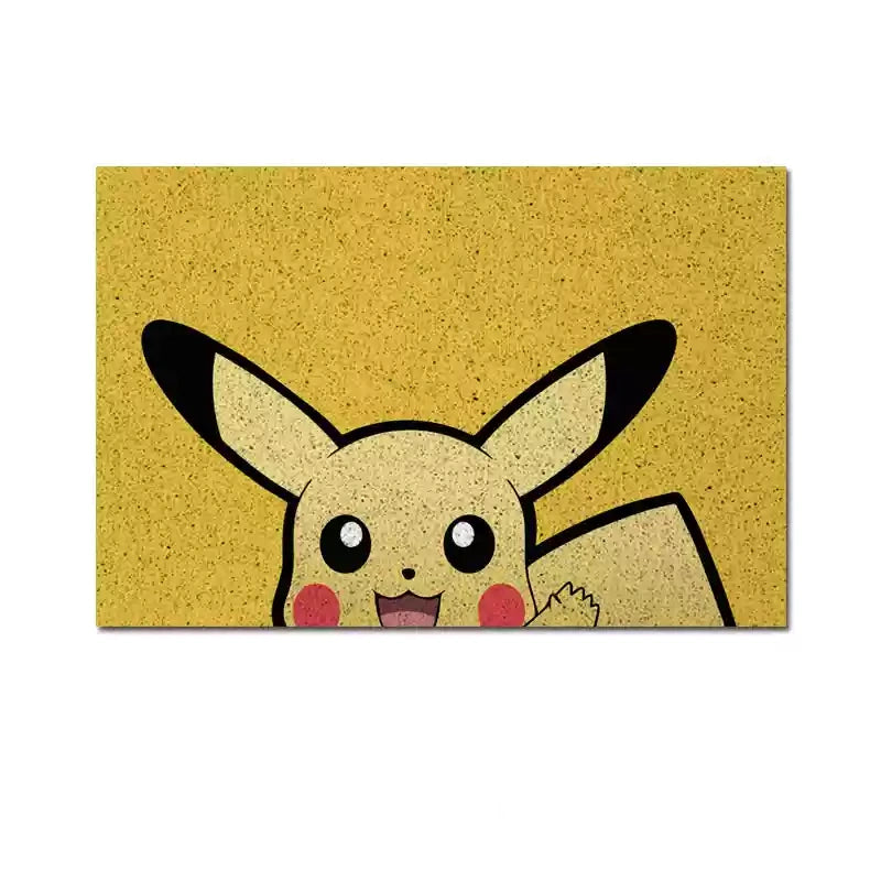 Pikachu Pokémon Silky Loop Entrance Mat,Perfect for Fans,B-C-1087