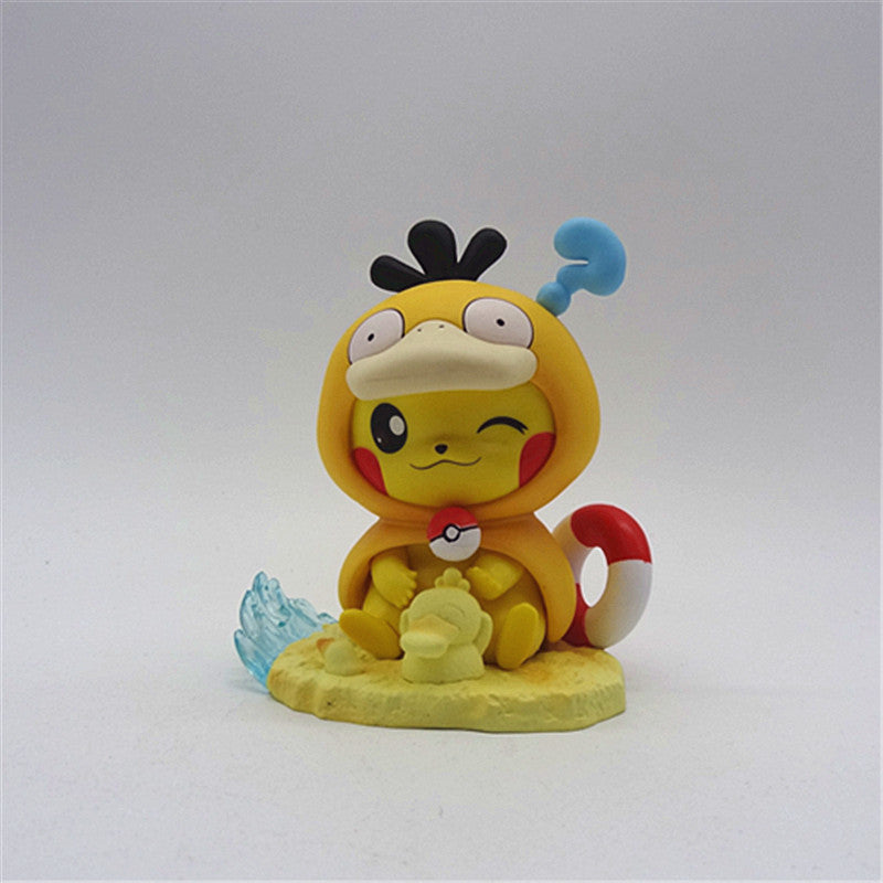 Cosplay Pikachu Pokémon Figure Collectible Statue,Gift For Pokémon Lovers,B-C-1065