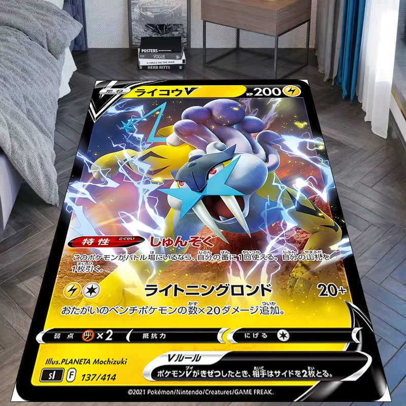 Horsea,Raikou,and Morpeko Pokémon Throw Blanket,Soft and Cozy,Perfect for Pokémon Fans,B-C-1084