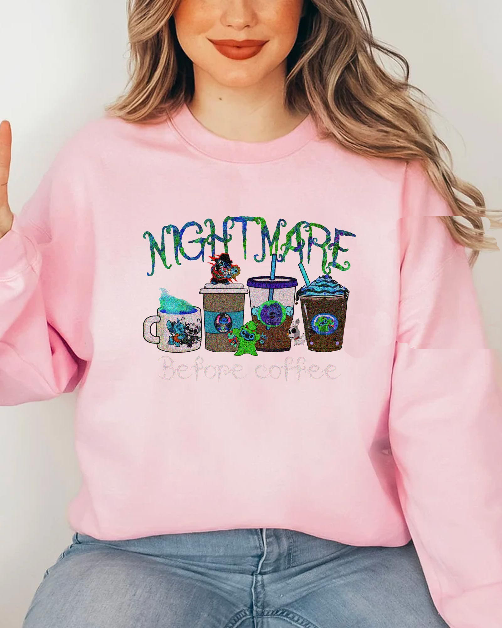 Nightmare Halloween Stitch Coffee Blend T-Shirt,Crewneck,Hoodie,H-C-132