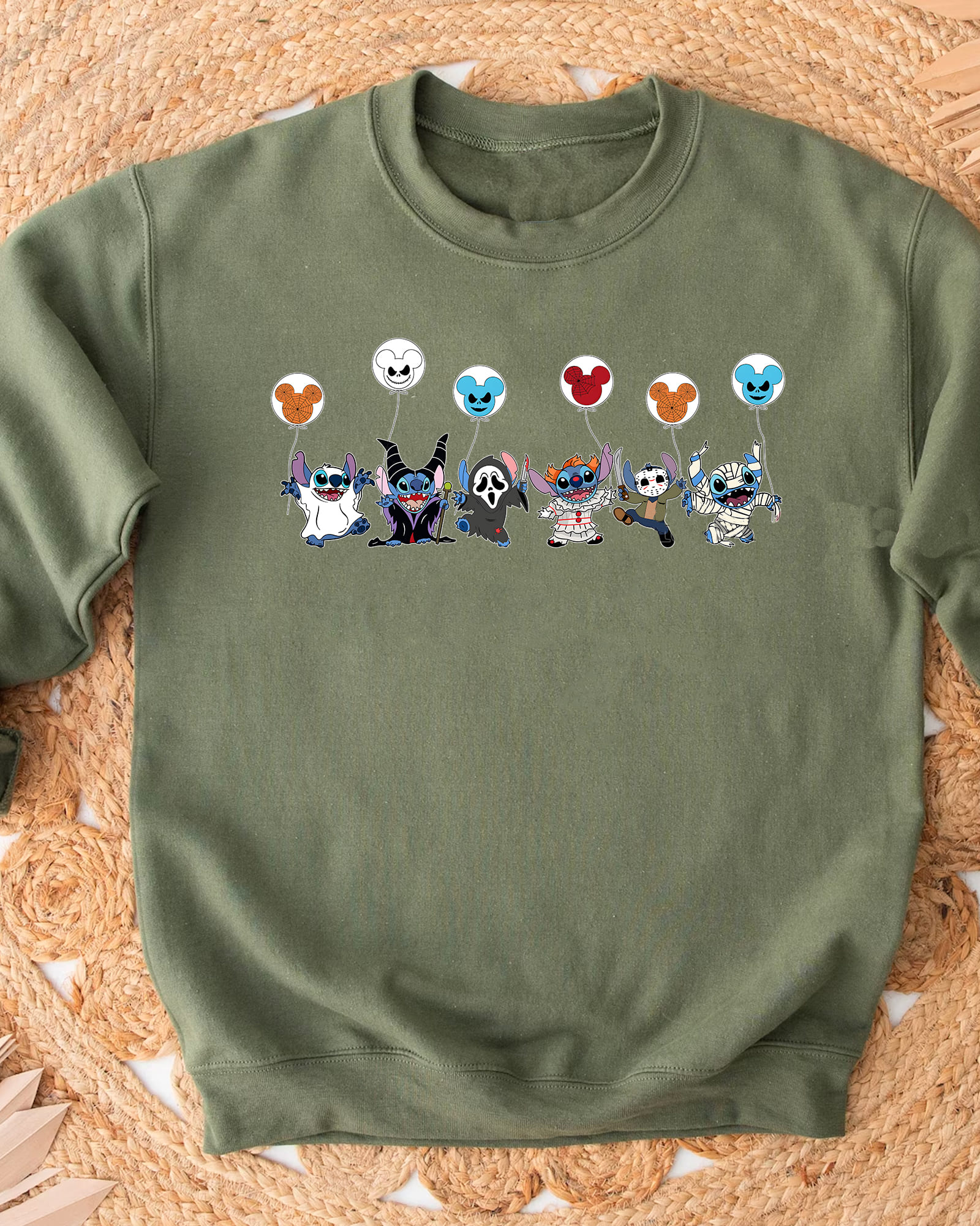 Cute and Whimsical Halloween Stitch T-Shirt,Crewneck,Hoodie For Gift,H-C-142