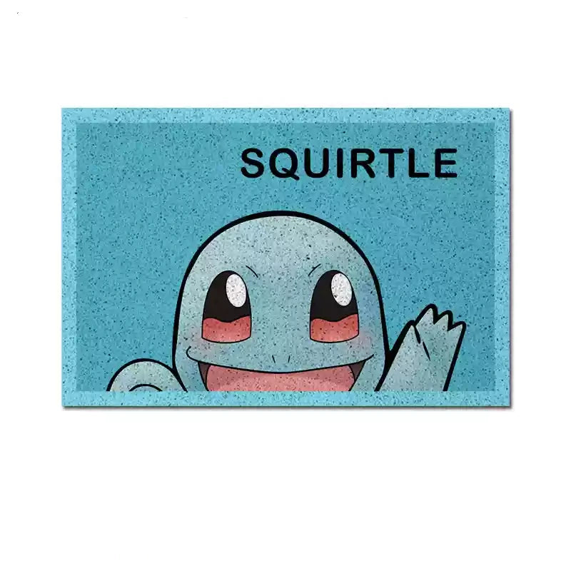 Squirtle Pokémon Silky Loop Entrance Mat,Perfect for Pokémon Fans,B-C-1089