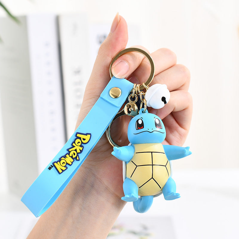 Pokémon 3D PVC Keychain - Cute Anime Collectible,Perfect Gift for Fans,003