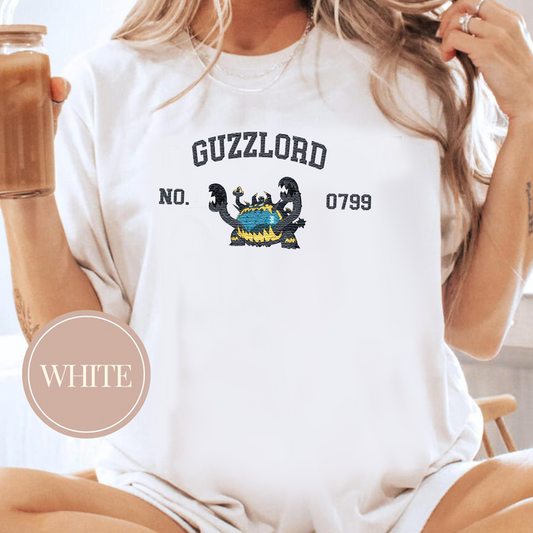 Guzzlord Adorable Anime-Themed Embroidered T-Shirt,Crewneck,Hoodie-Trendy Versatile and a Thoughtful Gift for Friends,H-C-1732